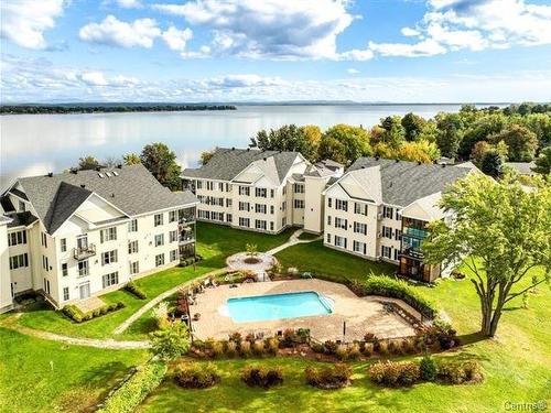 Photo aérienne - 201-180 34E Rue O., Venise-En-Québec, QC - Outdoor With Body Of Water With View