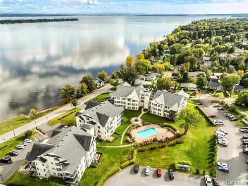 Photo aérienne - 201-180 34E Rue O., Venise-En-Québec, QC - Outdoor With Body Of Water With View
