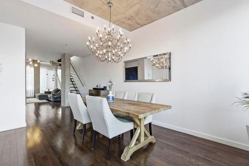 Dining room - 704-90 Rue Prince, Montréal (Ville-Marie), QC - Indoor Photo Showing Dining Room