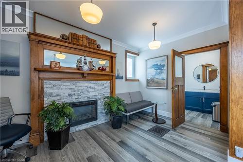 401 Main Street, Port Dover, ON - Indoor Photo Showing Other Room With Fireplace