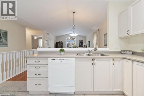 54 Glenwood Drive Unit# 15, Brantford, ON - Indoor Photo Showing Kitchen With Double Sink