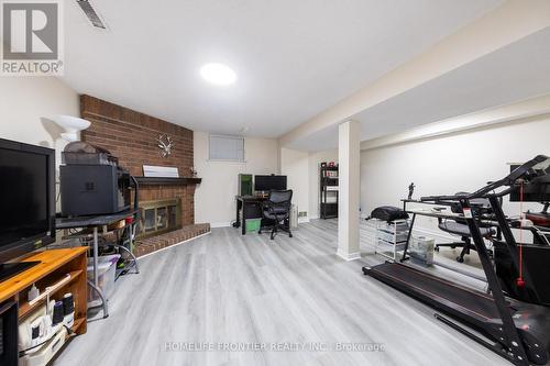 64 Flaming Roseway, Toronto, ON - Indoor With Fireplace