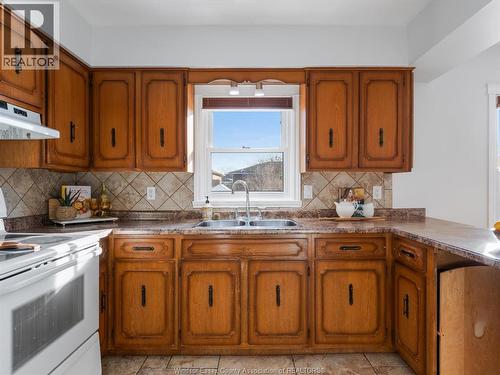 26 Lutsch Avenue, Leamington, ON - Indoor Photo Showing Kitchen With Double Sink