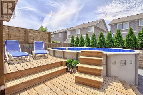 34 Milne Street, New Tecumseth, ON - Outdoor With Above Ground Pool With Deck Patio Veranda With Exterior