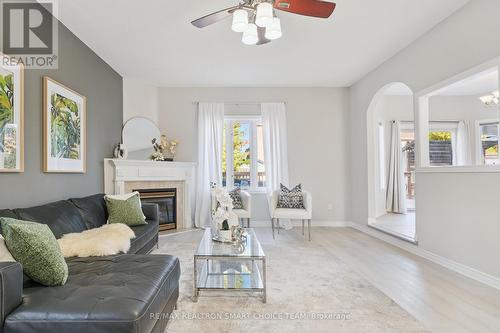 117 Miller Drive, Barrie, ON - Indoor Photo Showing Living Room With Fireplace