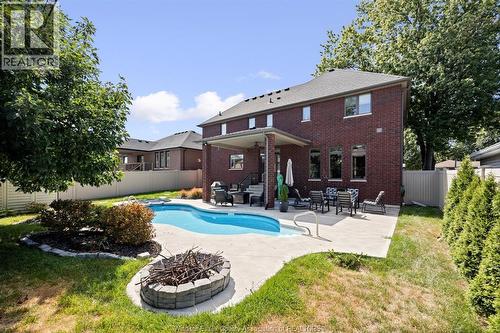 225 Elsworth, Lasalle, ON - Outdoor With In Ground Pool With Deck Patio Veranda With Backyard With Exterior