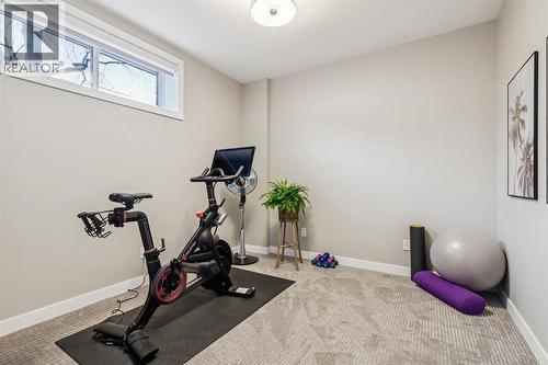 2924 15 Street Sw, Calgary, AB - Indoor Photo Showing Gym Room