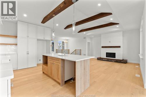 3455 Oke, Lasalle, ON - Indoor With Fireplace