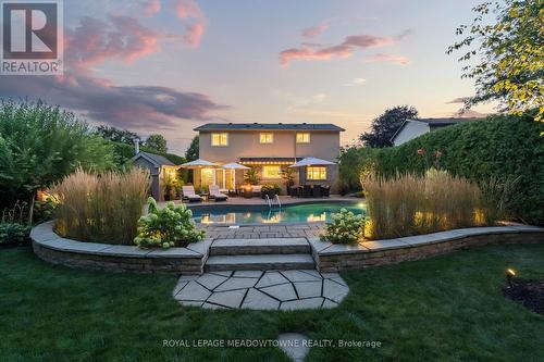 25 Hillside Drive, Halton Hills, ON - Outdoor With In Ground Pool