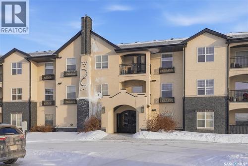 106 211 Ledingham Street, Saskatoon, SK - Outdoor With Balcony With Facade