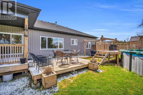 706183 County Rd 21, Mulmur, ON - Outdoor With Above Ground Pool With Deck Patio Veranda