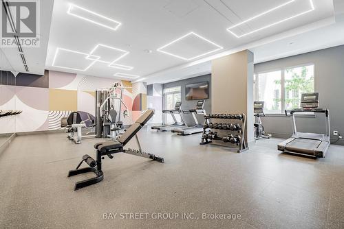 1509 - 75 Canterbury Place, Toronto, ON - Indoor Photo Showing Gym Room