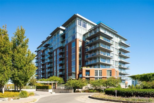 208-100 Saghalie Rd, Victoria, BC - Outdoor With Balcony With Facade