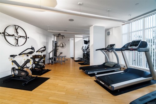 208-100 Saghalie Rd, Victoria, BC - Indoor Photo Showing Gym Room
