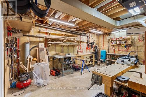 HUGE WORKSHOP AREA - 418573 Concession A, Meaford, ON - Indoor Photo Showing Basement
