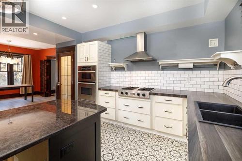4736 56 Street, Red Deer, AB - Indoor Photo Showing Kitchen With Double Sink With Upgraded Kitchen