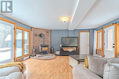 61 Kenrei Road, Kawartha Lakes (Lindsay), ON - Indoor Photo Showing Living Room With Fireplace