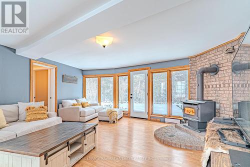 61 Kenrei Road, Kawartha Lakes (Lindsay), ON - Indoor Photo Showing Living Room With Fireplace