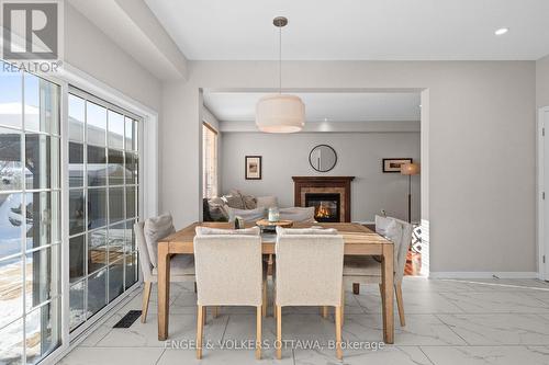 406 Keith Crescent, Ottawa, ON - Indoor Photo Showing Dining Room With Fireplace