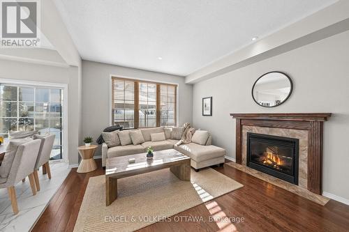 406 Keith Crescent, Ottawa, ON - Indoor Photo Showing Living Room With Fireplace