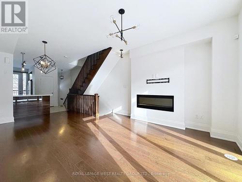 159 Norseman Street, Toronto, ON - Indoor Photo Showing Living Room With Fireplace