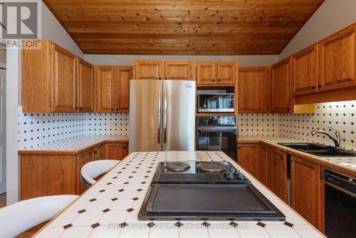 847 Corbeil Road, East Ferris, ON - Indoor Photo Showing Kitchen With Double Sink