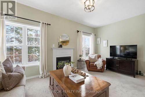 53 Kinross Avenue, Whitby (Brooklin), ON - Indoor Photo Showing Living Room With Fireplace
