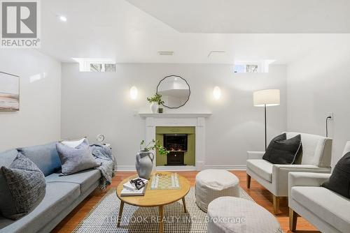 53 Kinross Avenue, Whitby (Brooklin), ON - Indoor Photo Showing Living Room With Fireplace