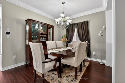 23 Openbay Gardens, Brampton, ON - Indoor Photo Showing Dining Room