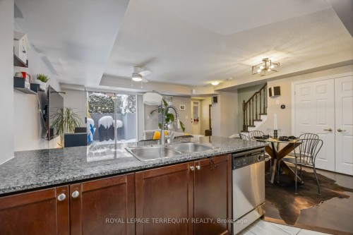 130-25 Turntable Crescent, Toronto, ON - Indoor Photo Showing Kitchen With Double Sink