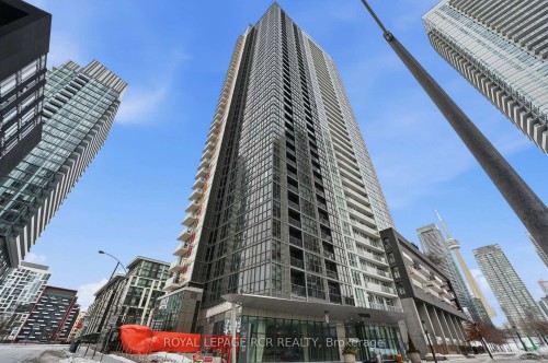 1107-85 Queens Wharf Road, Toronto, ON - Outdoor With Balcony With Facade