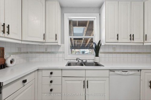 3 Wanstead Avenue, Toronto, ON - Indoor Photo Showing Kitchen With Double Sink