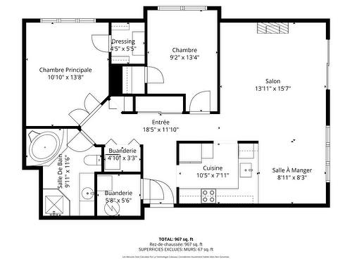 Drawing (sketch) - 402-2293 Rue Racine, Longueuil (Saint-Hubert), QC - Other