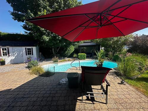 Backyard - 13715 Rue Du Noroît, Mirabel, QC - Outdoor With In Ground Pool