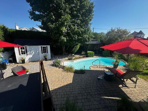Backyard - 13715 Rue Du Noroît, Mirabel, QC - Outdoor With In Ground Pool
