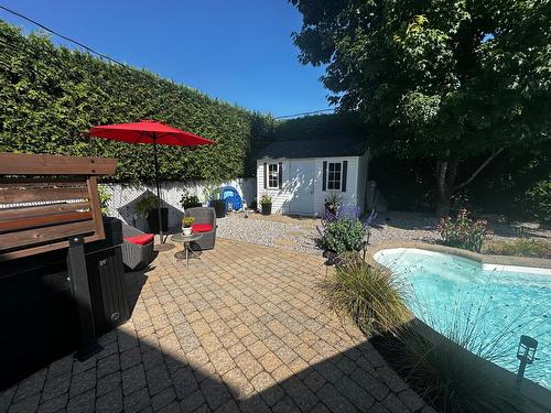 Backyard - 13715 Rue Du Noroît, Mirabel, QC - Outdoor With In Ground Pool