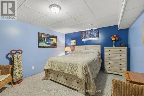 Office in basement currently set up as a bedroom - 15197 Concession 1-2 Road, North Stormont, ON - Indoor Photo Showing Bedroom