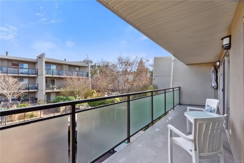 309-1419 Stadacona Ave, Victoria, BC - Outdoor With Balcony With Exterior