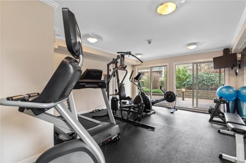 309-1419 Stadacona Ave, Victoria, BC - Indoor Photo Showing Gym Room