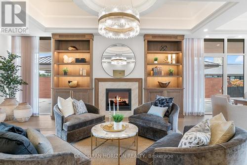 506 - 6523 Wellington 7 Road, Centre Wellington, ON - Indoor Photo Showing Living Room With Fireplace