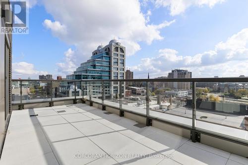 420 - 55 Duke Street W, Kitchener, ON - Outdoor With Balcony With View