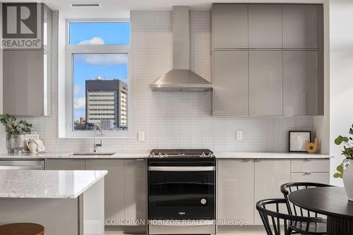 420 - 55 Duke Street W, Kitchener, ON - Indoor Photo Showing Kitchen With Upgraded Kitchen