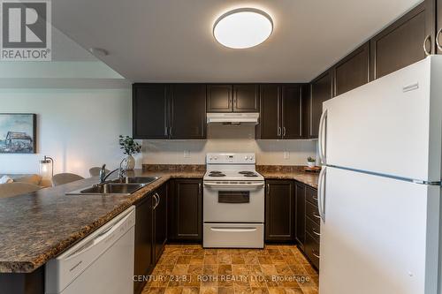 403 - 67 Kingsbury Square, Guelph, ON - Indoor Photo Showing Kitchen With Double Sink