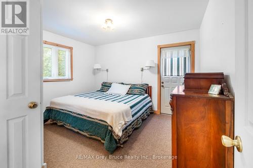 Primary bedroom no. 1 on main level. - 159 Zorra Drive, Northern Bruce Peninsula, ON - Indoor Photo Showing Bedroom