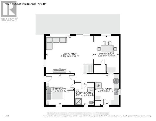 Main level floor plan. - 159 Zorra Drive, Northern Bruce Peninsula, ON - Other