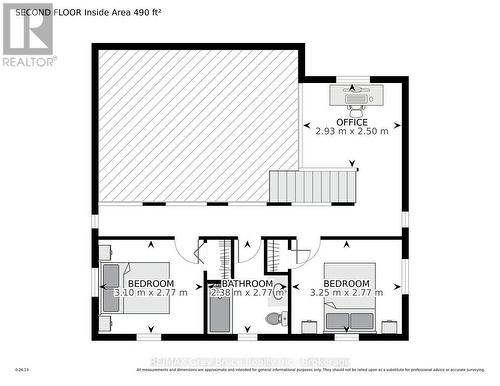Upper level floor plan. - 159 Zorra Drive, Northern Bruce Peninsula, ON - Other