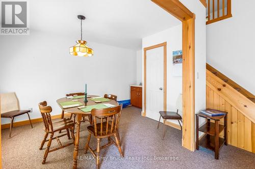 Enjoy meals or games! - 159 Zorra Drive, Northern Bruce Peninsula, ON - Indoor Photo Showing Dining Room