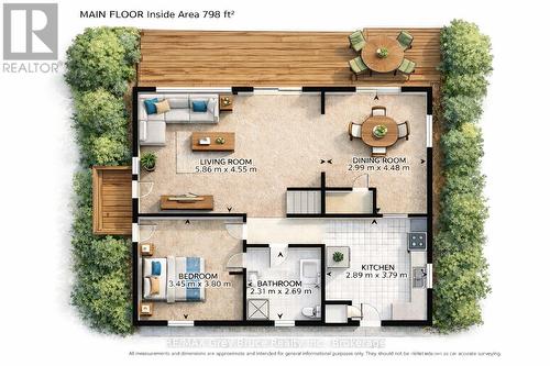 Main level floor plan. - 159 Zorra Drive, Northern Bruce Peninsula, ON - Other