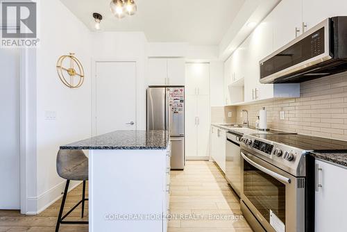 2509 - 181 Wynford Drive, Toronto, ON - Indoor Photo Showing Kitchen With Stainless Steel Kitchen With Upgraded Kitchen