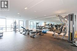Workout area with expansive windows - 